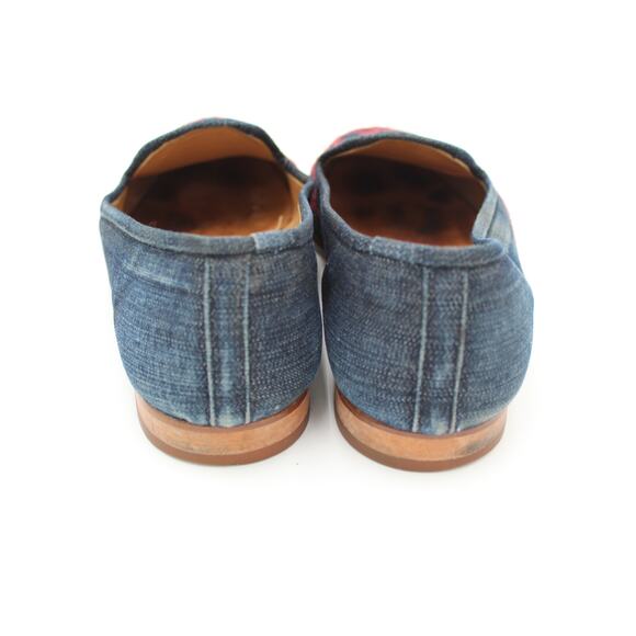 Stubbs & Wootton Loafer Mens Size 10.5 Blue Denim Slip On Slipper Shoe Preppy main image 10